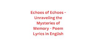  「Echoes of the Past」：失われた記憶と織りなすエチオピアの謎！